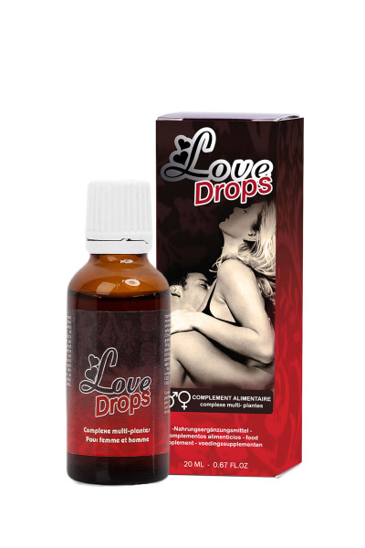 Stimulant sexuel mixte Love Drops 20ml multi-plantes