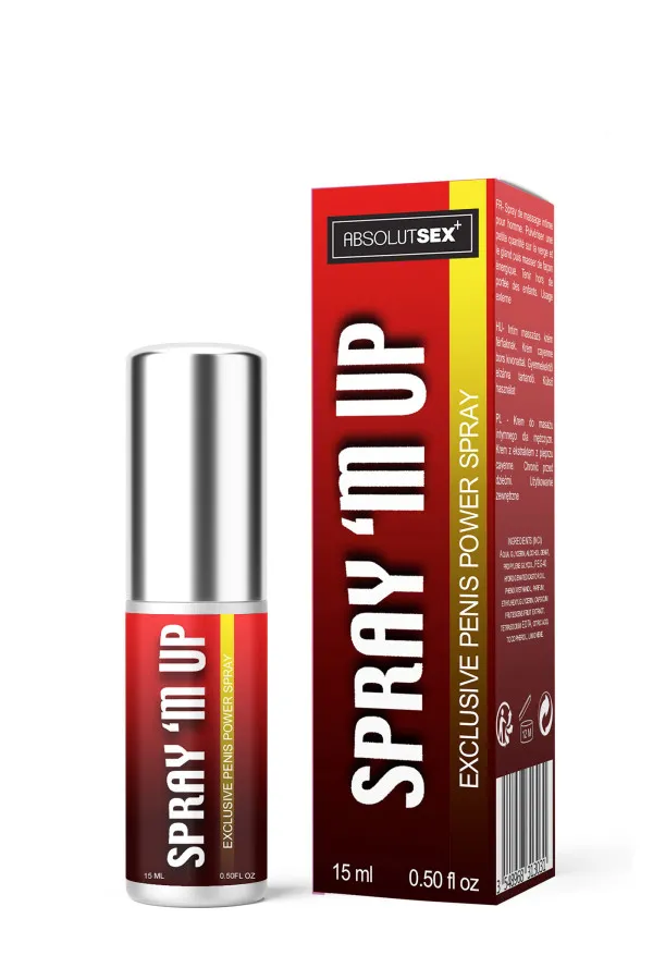 Stimulant Intime Homme Spray M-Up - Améliorez l'Érection