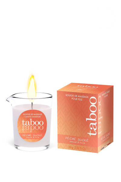 Bougie de massage pour femme Taboo Péché Sucré