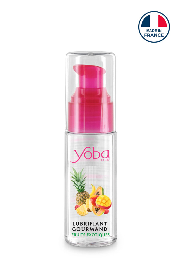 Lubrifiant à base d'eau et gourmand fruits exotiques Yoba 50ml