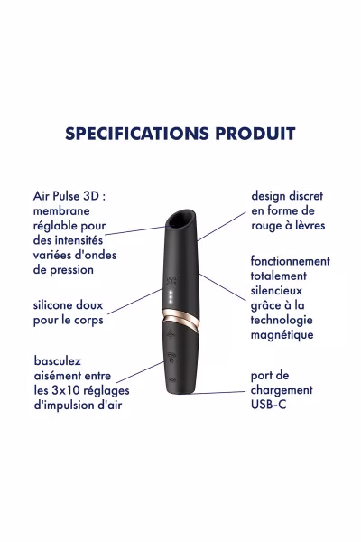 Satisfyer Perfect Kiss Vibromasseur clitoridien