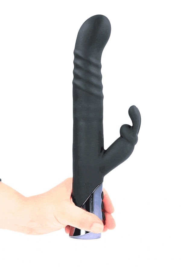 Silver Fox, vibromasseur Rabbit va-et-vient et rotatif