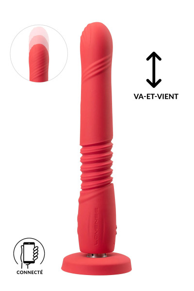 Lovense Gravity, vibromasseur va-et-vient avec ventouse et connecté