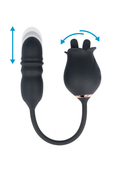 Bullet va-et-vient et stimulateur clitoridien Qiot