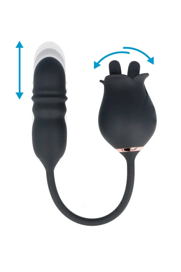 Bullet va-et-vient et stimulateur clitoridien Qiot by Virgite