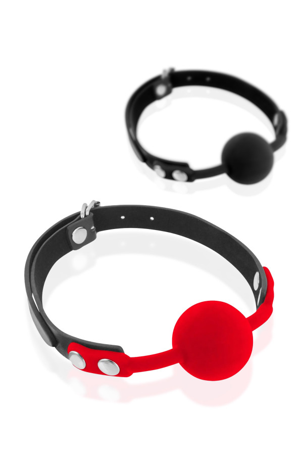 Bâillon boule silicone