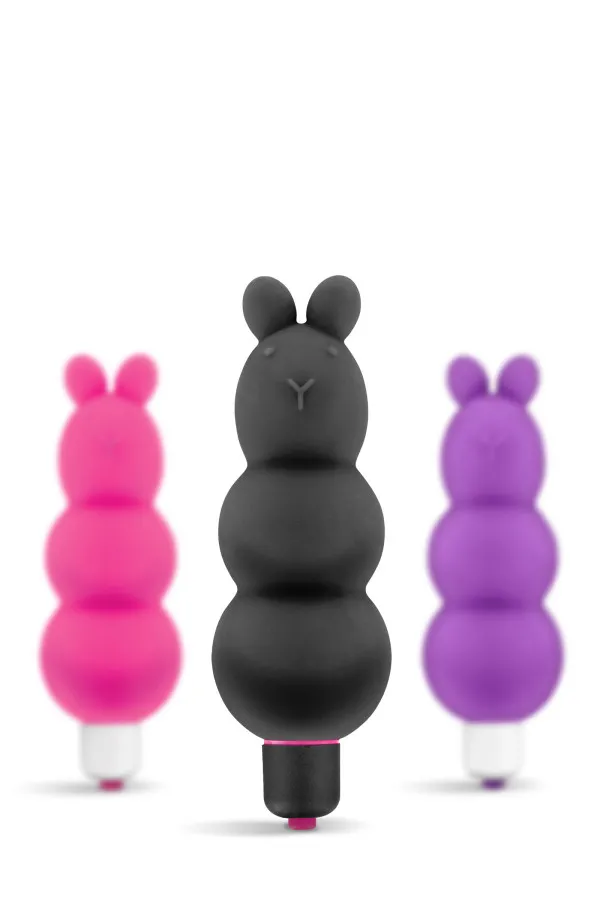 Loveshop vibromasseur : forme de nounours noir vibromasseur 7 vitesses