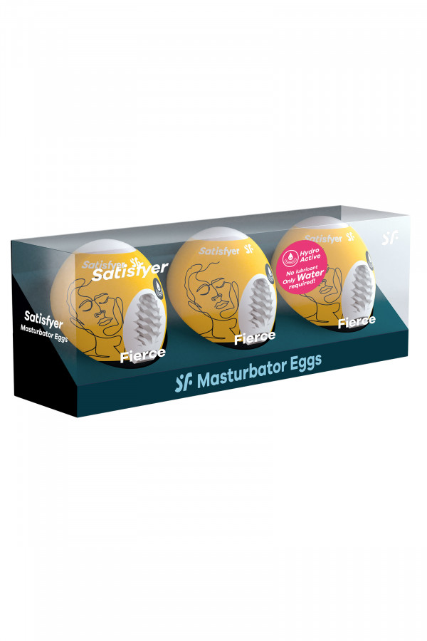 Satisfyer Egg Fierce, coffret de 3 masturbateurs