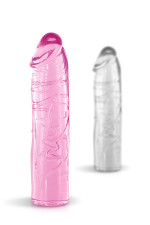 Gode réaliste ultra doux en jelly 17,2cm