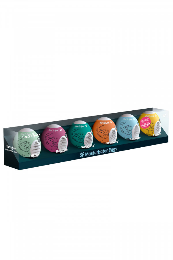 Lot de 6 oeufs masturbateurs  - Satisfyer