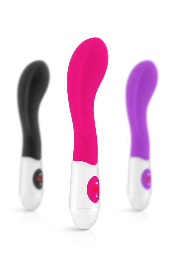 Vibromasseur violet puissant avec 10 vitesses waterproof