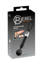 Cockring façon corde avec poids