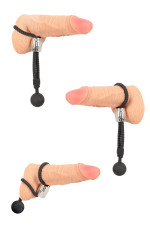 Cockring façon corde avec poids