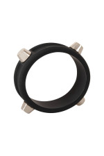Cockring en silicone avec rivets