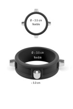 Cockring en silicone avec rivets