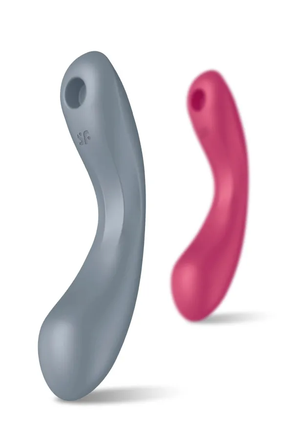 Vibromasseur 3 en 1 Curvy Trinity 1 rouge de Satisfyer