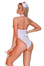Tenue sexy d'infirmière 4 pièces