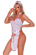 Tenue sexy d'infirmière 4 pièces