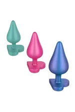Romp Luster, kit de 3 plugs anal