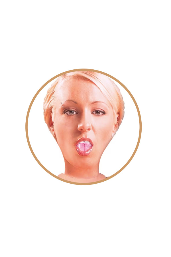Mandy Mystery, poupée gonflable femme blonde
