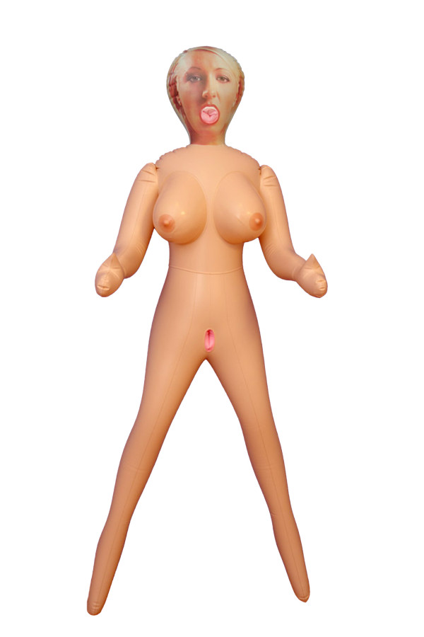 Mandy Mystery, poupée gonflable femme blonde