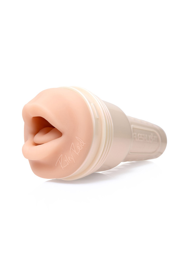 Fleshlight Riley Red, masturbateur bouche réaliste