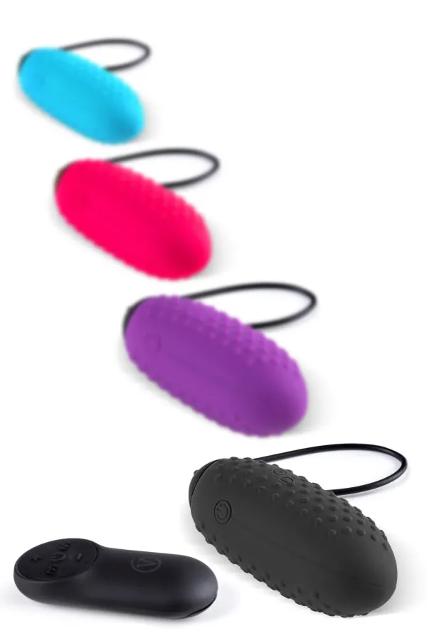 Oeuf vibrant noir à picots 28 programmes