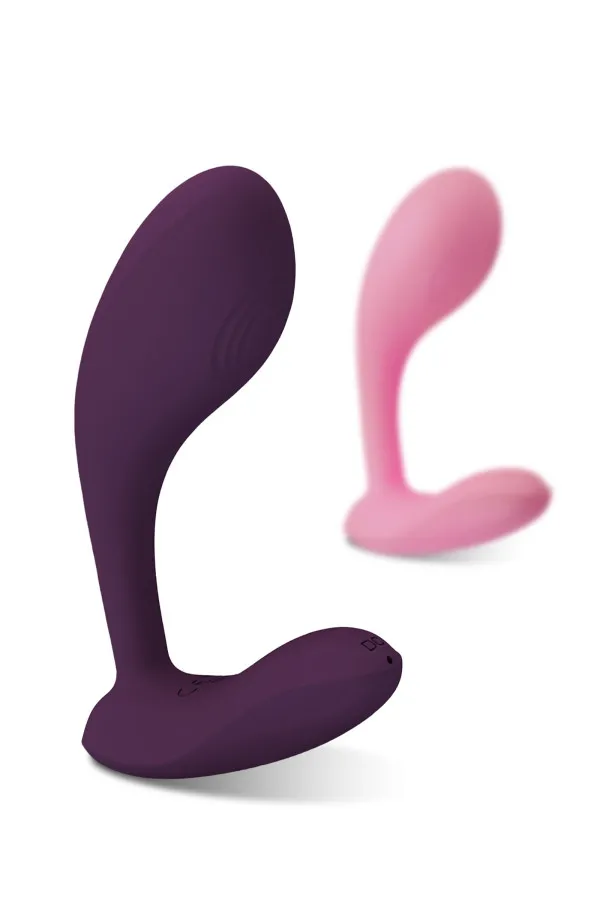 Culotte vibrante Point G Connectée Baird par Pretty Love - Rose