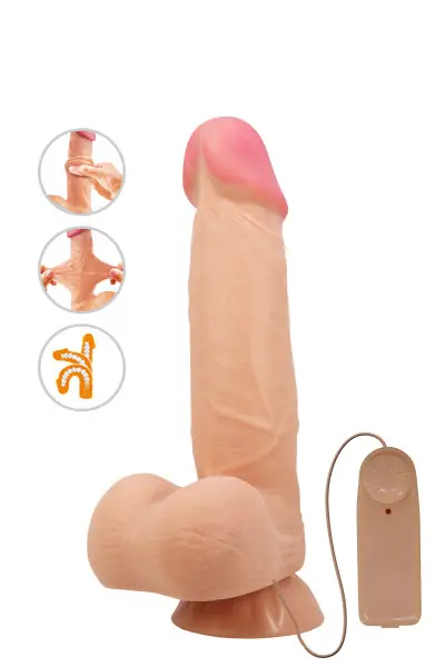 Gode vibrant réaliste articulé