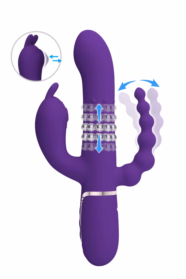 Pretty Love Cammy Vibromasseur triple stimulation