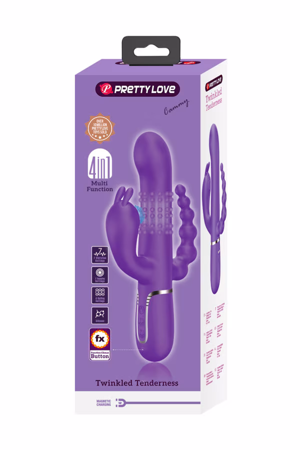 Pretty Love Cammy Vibromasseur triple stimulation