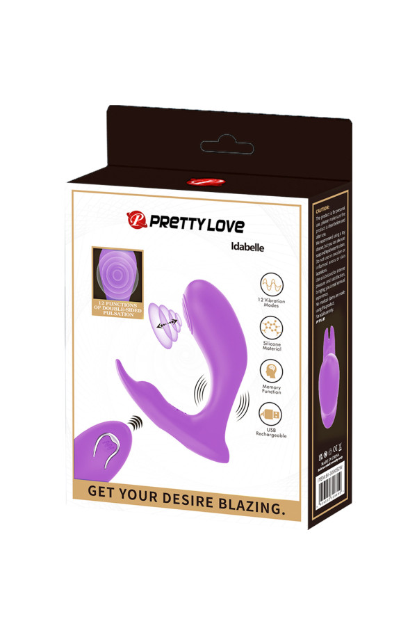 Idabelle, stimulateur clitoris et point G par pulsations