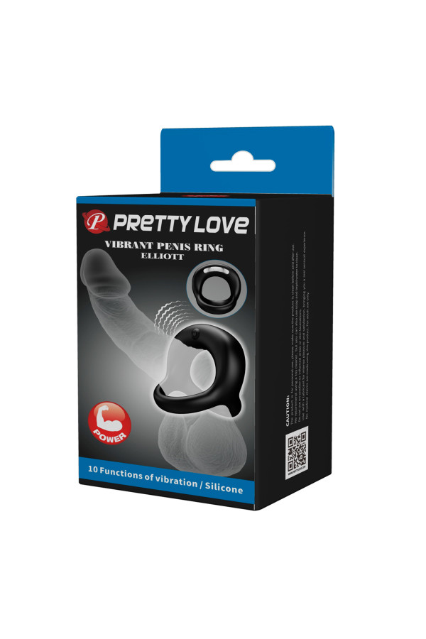 Pretty Love Elliott double cockring vibrant