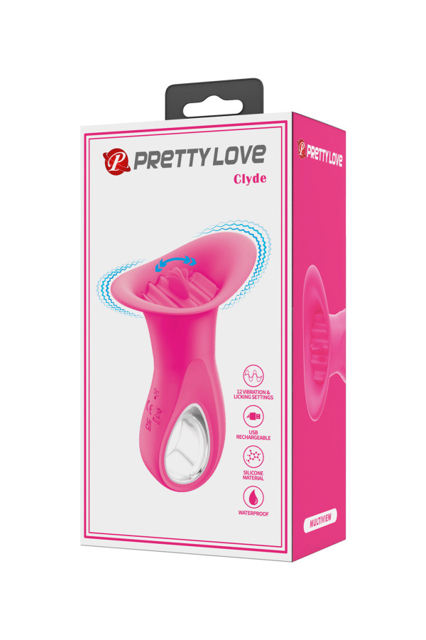 Stimulateur clitoridien à langue Clyde de Pretty Love