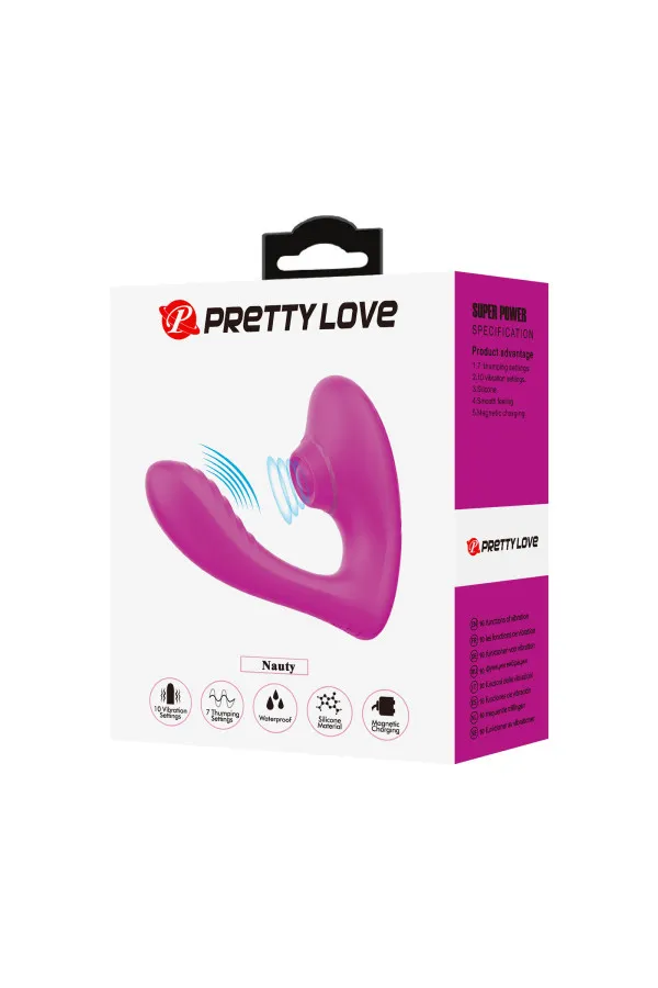 Stimulateur vibrant à tapotements Nauty de Pretty Love