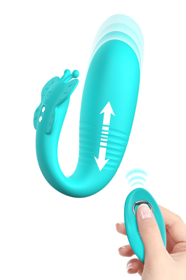 Œuf vibrant va-et-vient télécommandé Remi