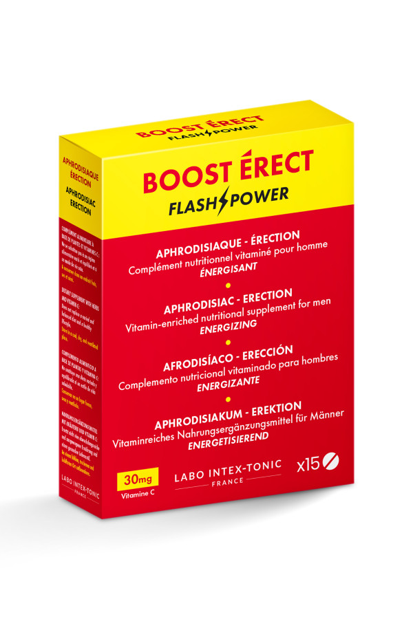 Stimulant homme Boost Erect 15 comprimés