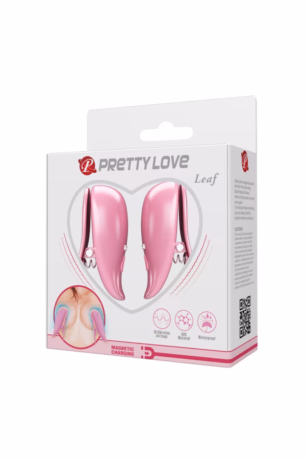 Pretty Love Cayley Pinces à tétons vibrantes avec télécommande