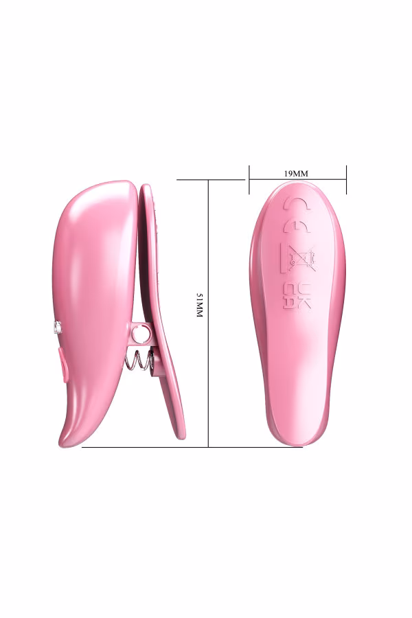 Pretty Love Cayley Pinces à tétons vibrantes avec télécommande