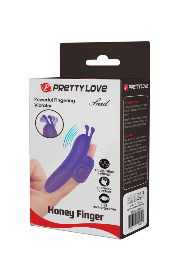 Doigt vibrant escargot stimulateur de clitoris