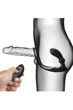 Warren, stimulateur de prostate avec cockring et télécommande