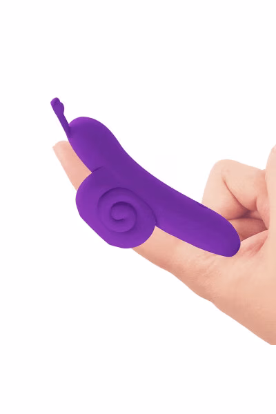 Doigt vibrant escargot stimulateur de clitoris Snail de Pretty Love