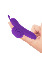 Doigt vibrant escargot stimulateur de clitoris