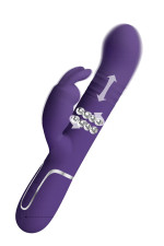 Coale, vibromasseur rabbit 4-en-1 avec billes rotatives et tête va-et-vient