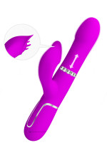 Falin, vibromasseur rabbit 4 en 1 avec billes massantes