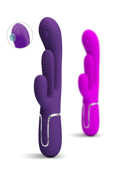 Shania, vibromasseur rabbit 3-en-1