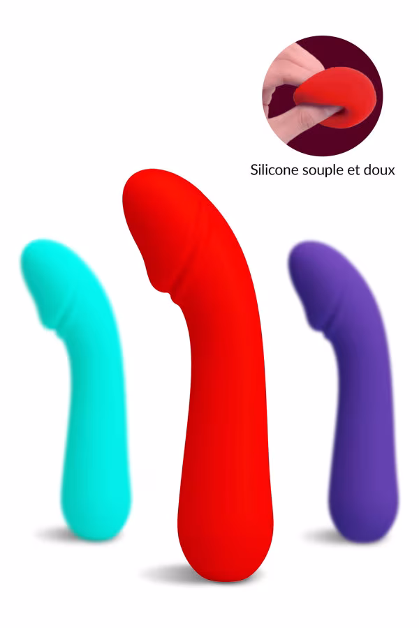 Vibromasseur spécial point G Cetus de Pretty Love bleu