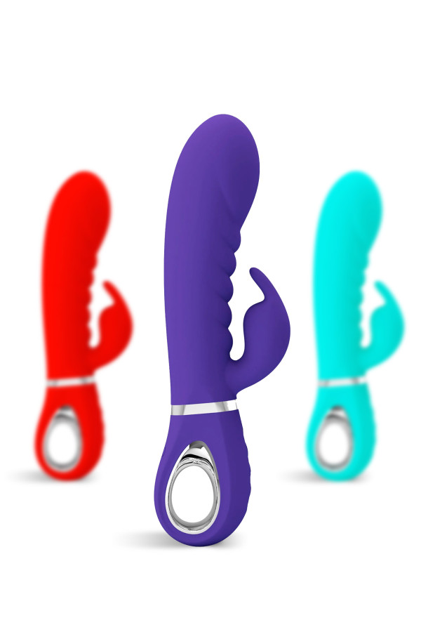 Vibromasseur Rabbit point-G Prescott de Pretty Love - Rouge