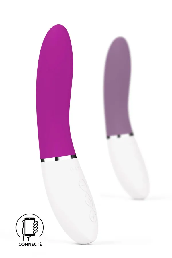 Lelo Liv 3 Vibromasseur point G connecté rose foncé