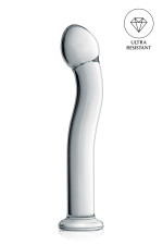 Glossy n°27, gode en verre point G 19,5cm